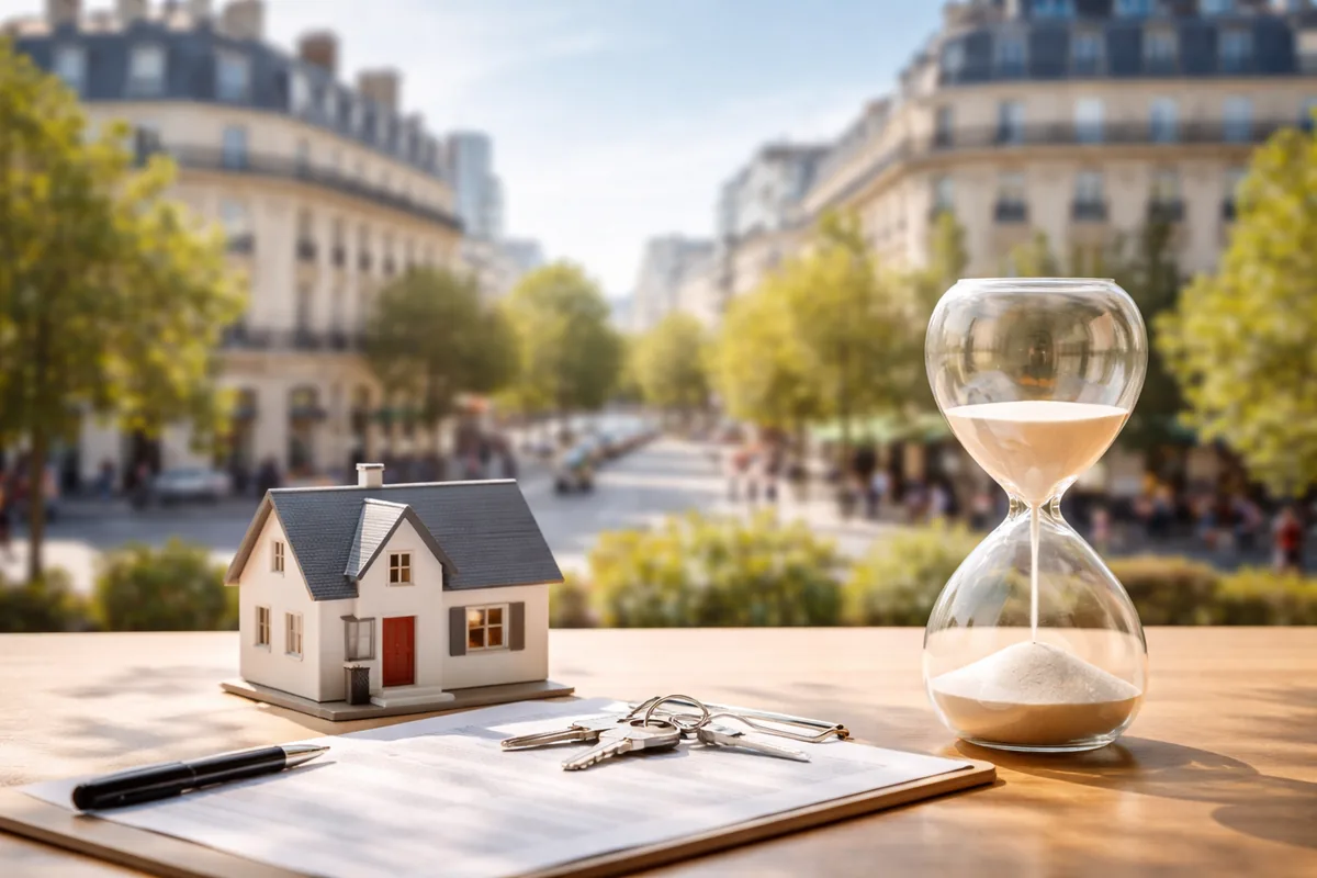 Quelle est la durée moyenne d'une vente immobilière dans une ville